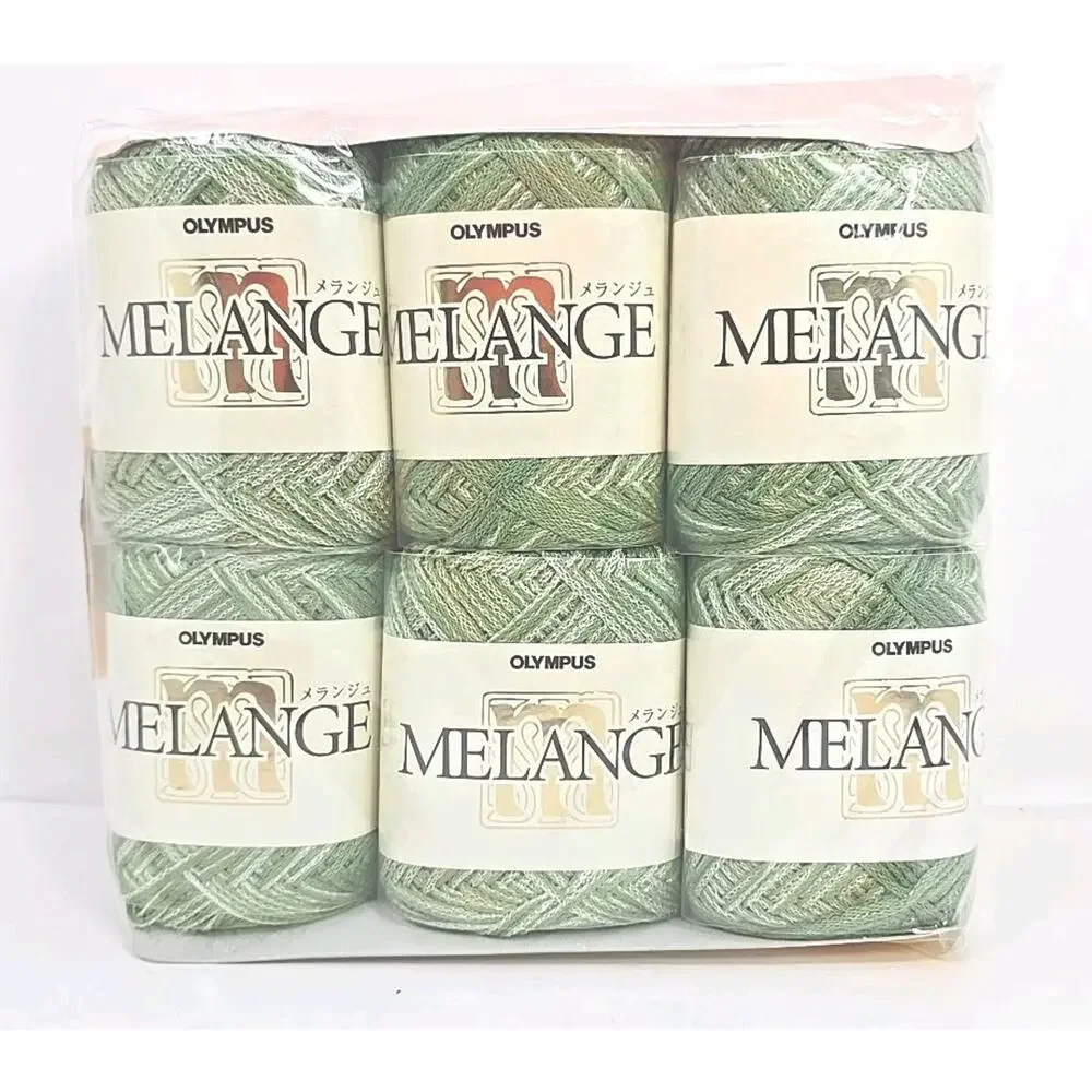 Olympus Knitting Yarn Thread Color #7 Melange Lot‎ of 7 U326